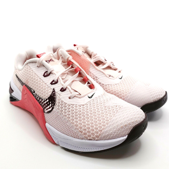 Nike Metcon 7 Light Soft Pink Mahogany Training Shoes Womens Size 7.5 CZ8280-669 - Picture 9 of 12